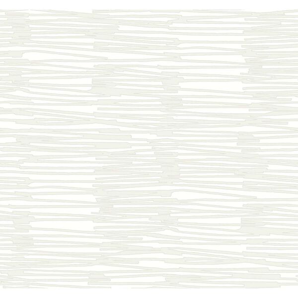Water Reed Thatch Ivory Glint Wallpaper, image 2