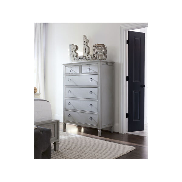 Summer Hill French Gray Drawer Chest, image 4