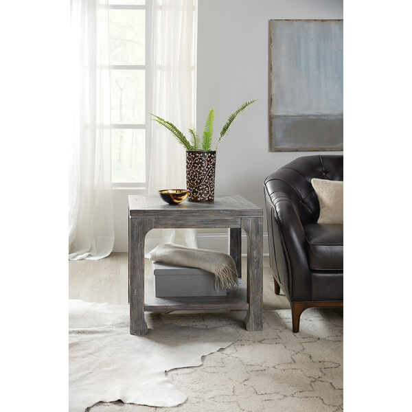 Beaumont Dark Wood Square End Table, image 3
