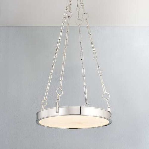 Kirby Polished Nickel 20-Inch One-Light Chandelier, image 2