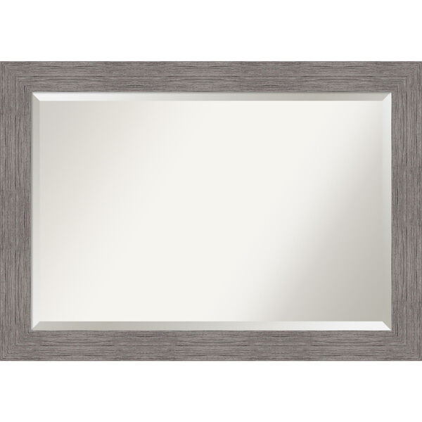 Pinstripe Gray 42W X 30H-Inch Bathroom Vanity Wall Mirror, image 1