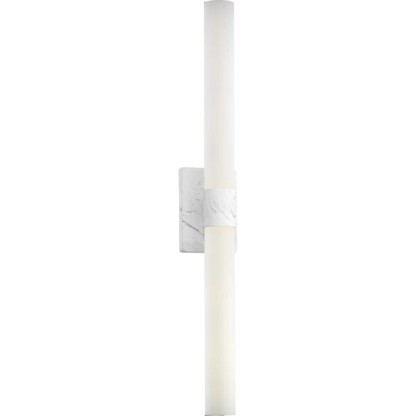 P300151-150-30: Blanco LED Faux White Marble ADA Bath Sconce, image 3