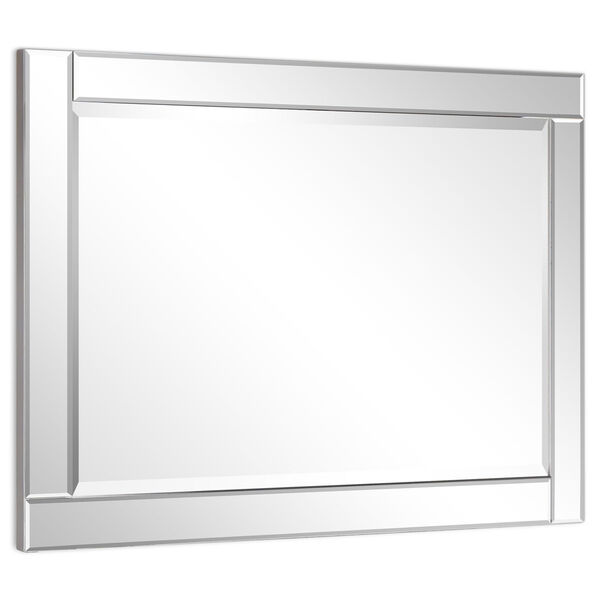 Moderno Clear 40 x 30-Inch Beveled Rectangle Wall Mirror, image 4