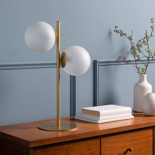 Jacoby Gold Two-Light Table Lamp, image 2