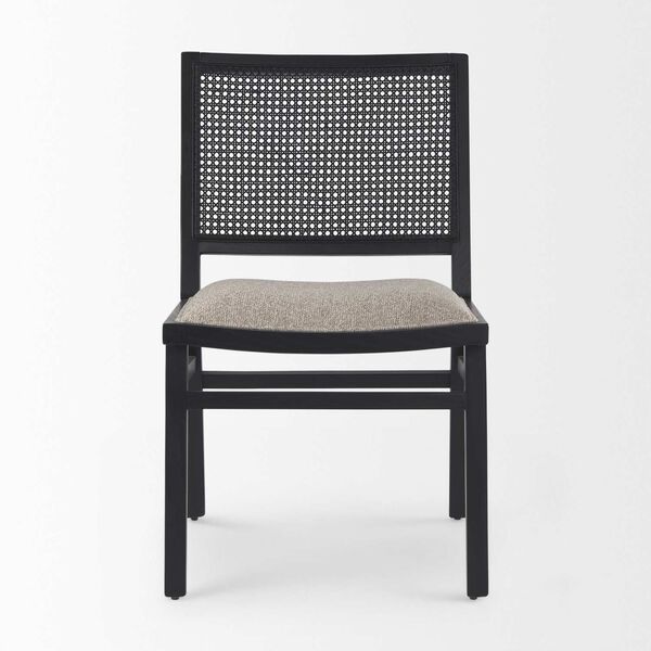 Wynn Beige and Black Wood Dining Chair, image 2
