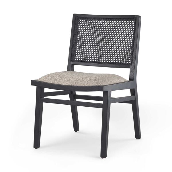 Wynn Beige and Black Wood Dining Chair, image 1