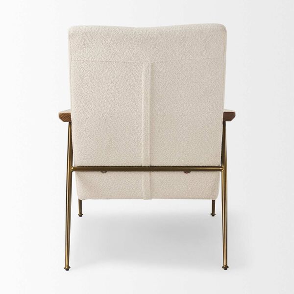 Grosjean Cream Boucle Accent Chair, image 4