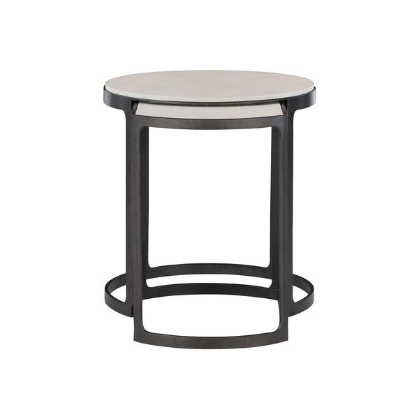Arnette White and Charcoal Nesting Table, Set of 2, image 1