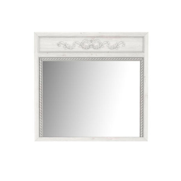 Somerton Trumeau White 48 x 46-Inch Landscape Mirror, image 1