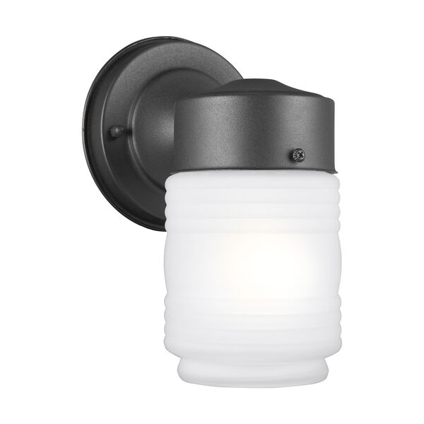 Outdoor Wall Black Five-Inch One-Light Outdoor Wall Sconce, image 1
