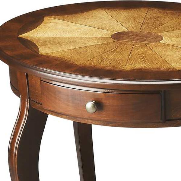 Jeanette Cherry Oval Side Table, image 3