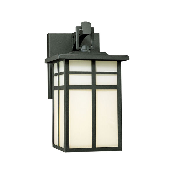 Mission Black 11-Inch Outdoor Wall Sconce, image 1