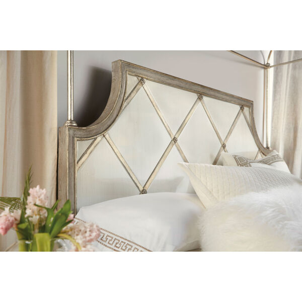 Sanctuary Champagne Canopy King Panel Bed, image 3