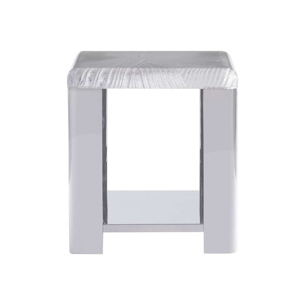 Aura Stainless Steel Side Table, image 1