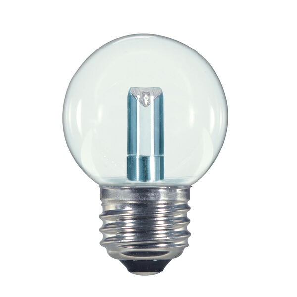 SATCO Clear LED G16 1/2 1.4 Watt LED Globe Light Bulb with 2700K 36 Lumens 80 CRI and 360 Degrees Beam, image 1