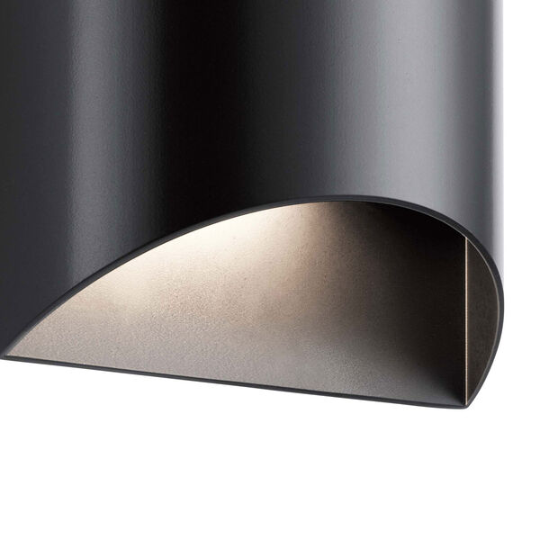 Wesley Black LED Outdoor Wall Sconce, image 2