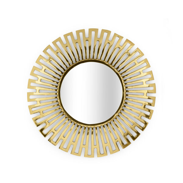 Gold 40-Inch Clio Mirror, image 1