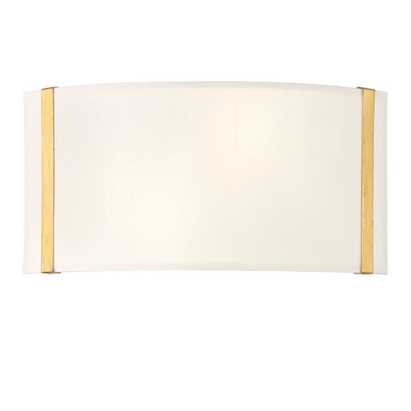 Fulton Antique Gold Two-Light Wall Sconce, image 1