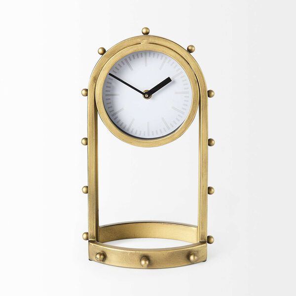 Marian Gold Studded Table Clock, image 2