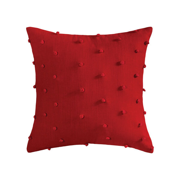 Scarlet Knots Red 20-Inch 20 x 20 In. Pillow, image 1