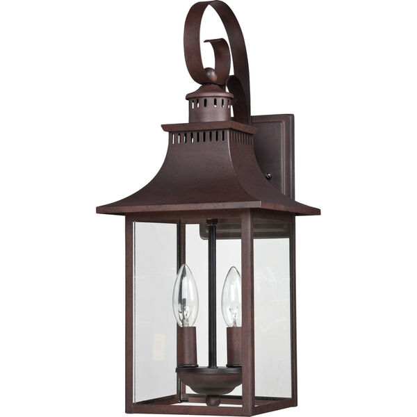 Chancellor Copper Bronze 19-Inch Two-Light Outdoor Fixture, image 2