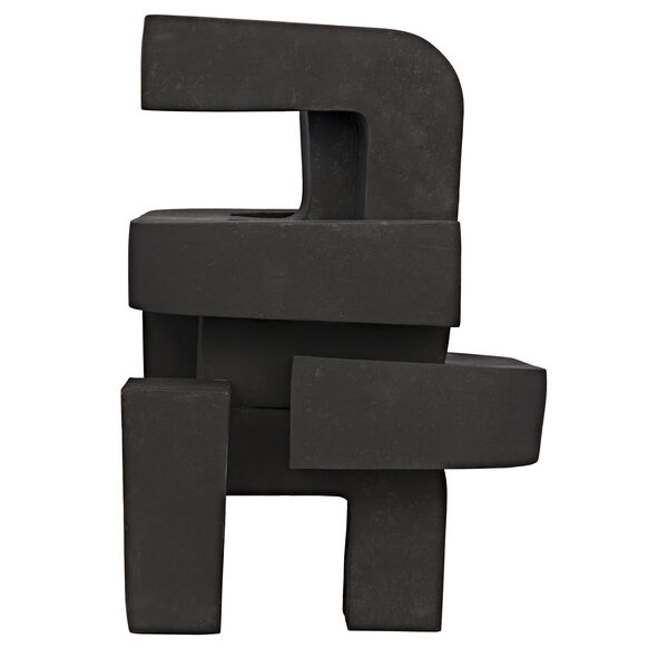 Curz Black Fiber Cement Sculpture, image 3