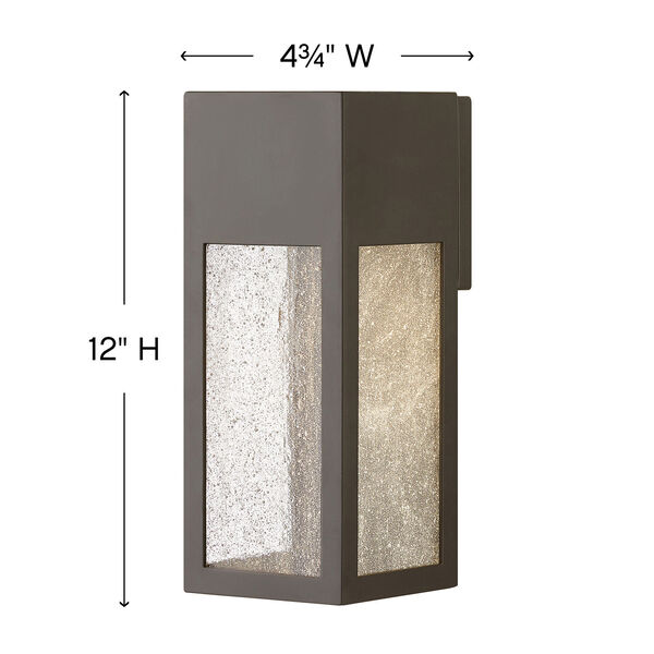 Rook Bronze 12-Inch LED Outdoor Wall Mount, image 3