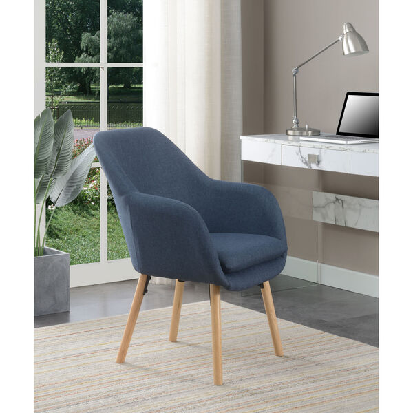 Charlotte Blue Accent Chair, image 1