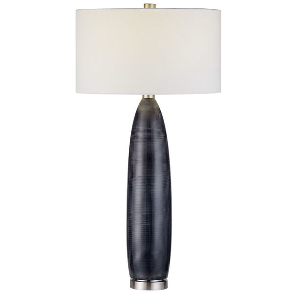 Cullen Blue and Gray One-Light Table Lamp, image 1
