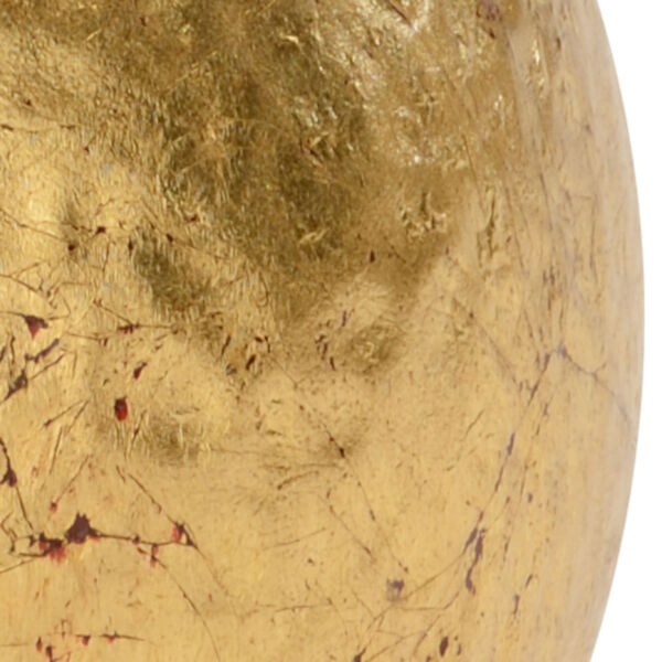 Gold Five-Inch Hammered Ball, image 2
