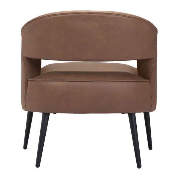Berkeley Vintage Brown and Gold Accent Chair, image 5