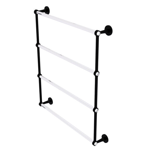 Clearview Matte Black 4 Tier 30-Inch Ladder Towel Bar, image 1