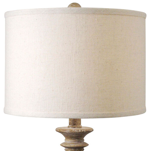 East End Spindle Distressed Painted One-Light Table Lamp, image 2
