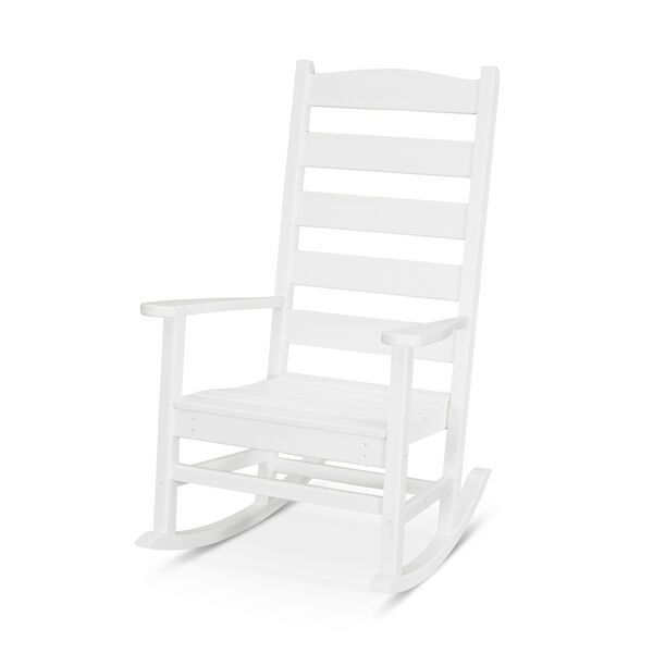 Shaker White Porch Rocking Chair, image 1