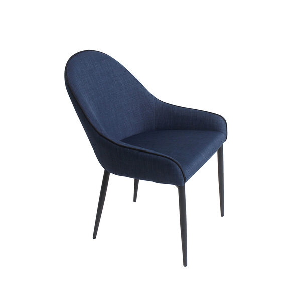 Lapis Dining Chair Dark Blue-Set Of Two, image 1