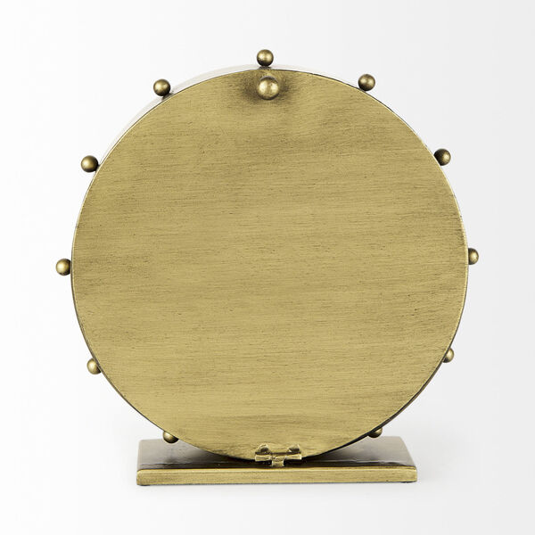Marian Gold Round Table Clock, image 4