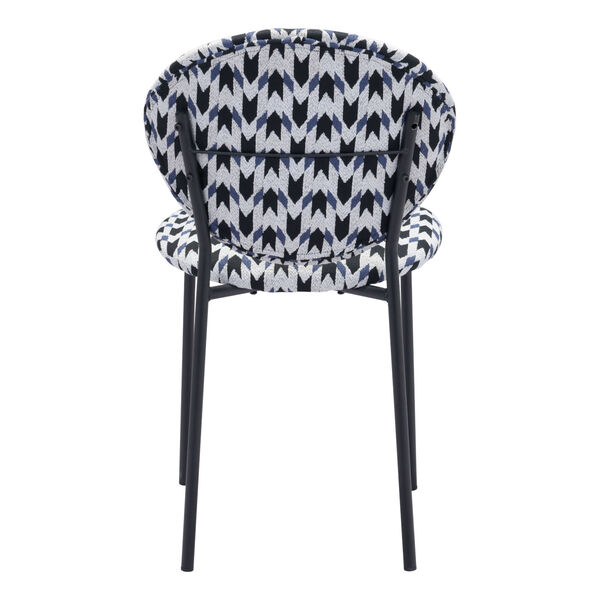 Clyde Houndstooth and Black Dining Chair, Set of Two, image 5
