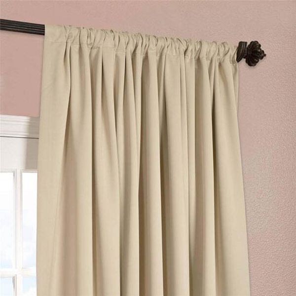 Stone 108 x 100-Inch Double Wide Blackout Curtain Single Panel, image 4
