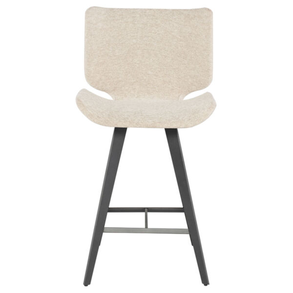 Astra Beige and Black Counter Stool, image 2