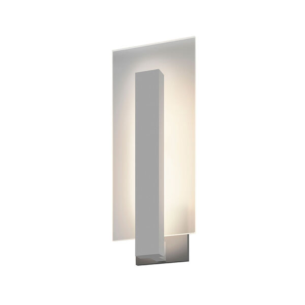 Midtown LED Textured Gray 1-Light Outdoor Wall Sconce 16-Inch, image 1