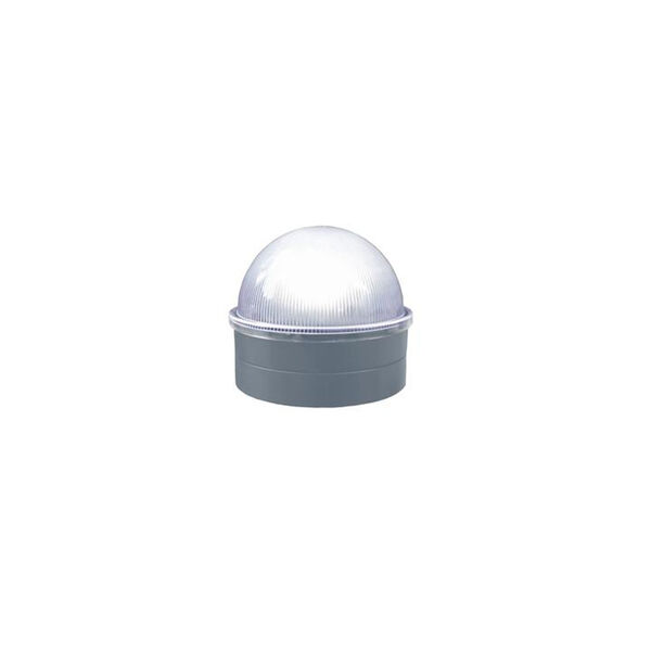 Silver Chainlink Summit LED Solar Powered Post Cap, image 1
