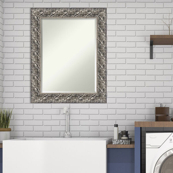 Silver 24W X 30H-Inch Bathroom Vanity Wall Mirror, image 3