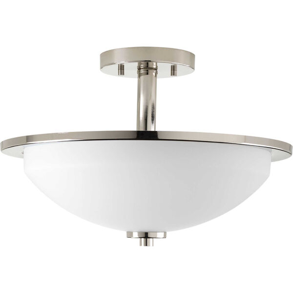 P3424-104 Replay Polished Nickel 15-Inch Two-Light Pendant, image 2