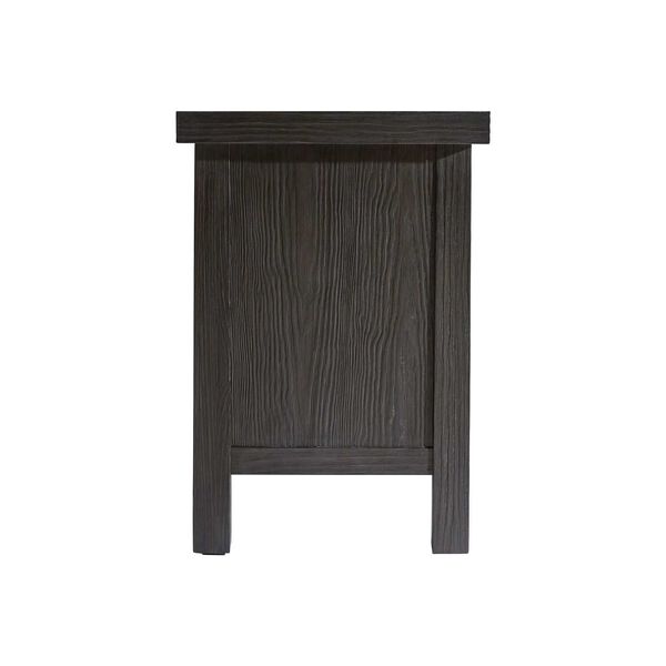 Trianon Black and Silver Nightstand, image 3