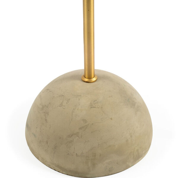 Denmark Gold and Black 55-Inch Height One-Light Floor Lamp, image 4