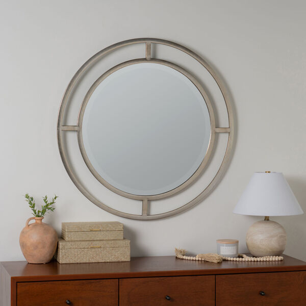 Averie Silver 36-Inch x 36-Inch Wall Mirror, image 1