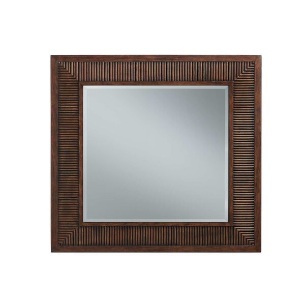 Silverado Walnut Square Mirror, image 1