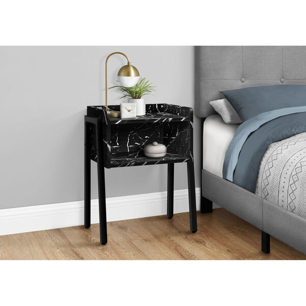 Black Rectangle Accent Table, image 3