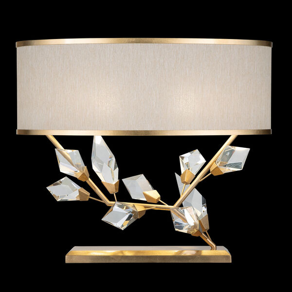Foret Gold White Two-Light Table Lamp, image 1