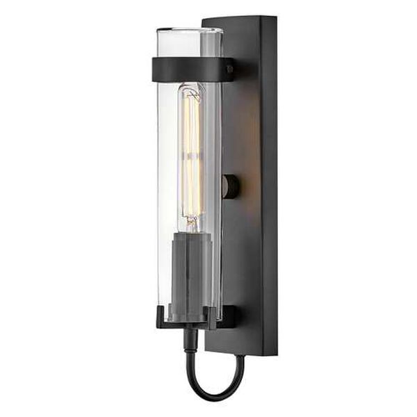 Ryden Black 16-Inch LED Outdoor Wall Sconce, image 1